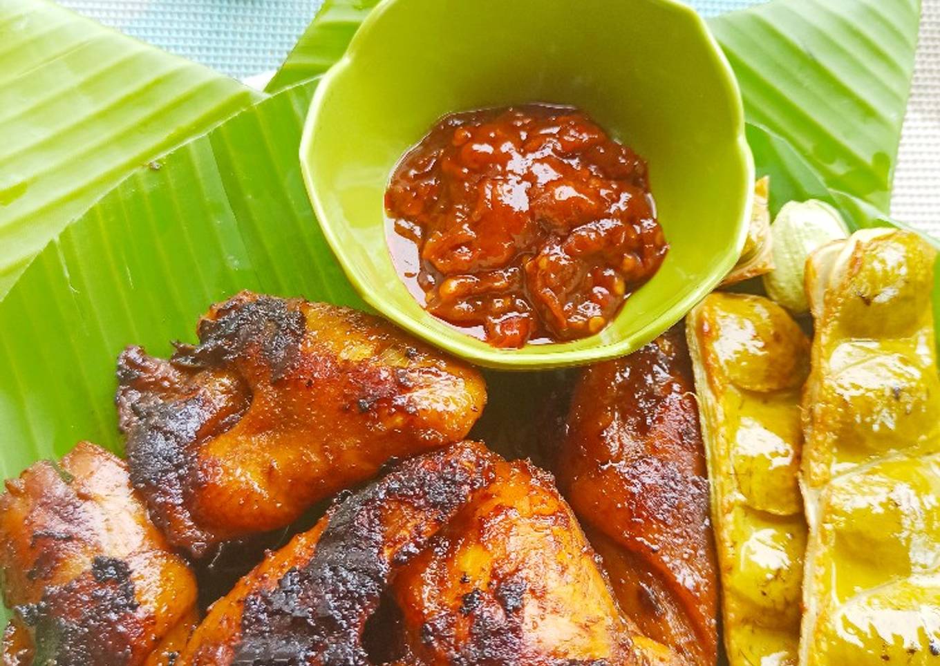 Ayam ungkep kecap bakar