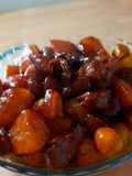 Babi Kecap dengan kentang dan telur