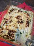 °Gratin de ravioles mozzarella et épinards °