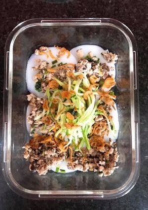 Hình của món Bánh bèo keto.