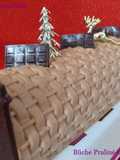 Praline, Chocolate, and Tonka Yule Log