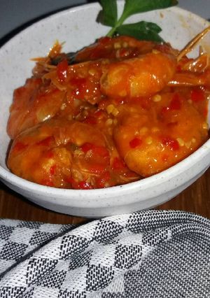 Foto resep Udang Saos pedas
