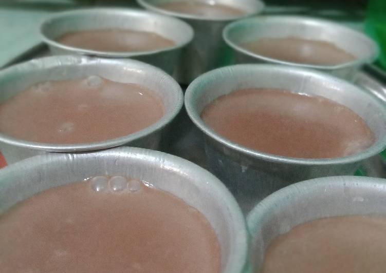 Agar-agar Susu Coklat