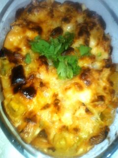 صورة لوصفة قغاتان بالدجاج والبطاطا والجبن🧀🥔🍗