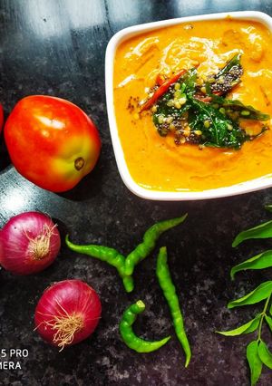 प्याज और टमाटर की चटनी (Pyaz aur tamatar ki chutney recipe in hindi) रेसिपी मुख्य फोटो