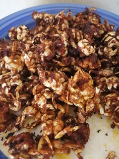 A picture of Fried sea lice.