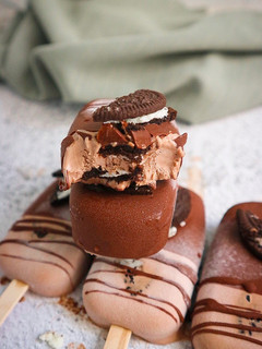 Una foto de Helados de Nutella y Oreo