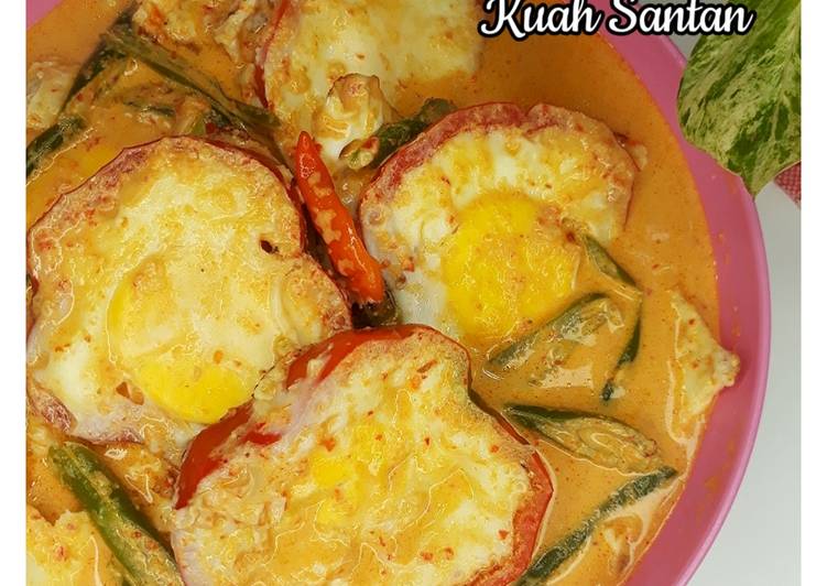 Bahan Telur Paprika kuah santan | Cara Buat Telur Paprika kuah santan Yang Mudah Dan Praktis