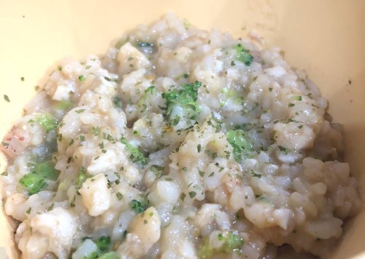 Broccoli Fish Risotto (MPASI 10M+)