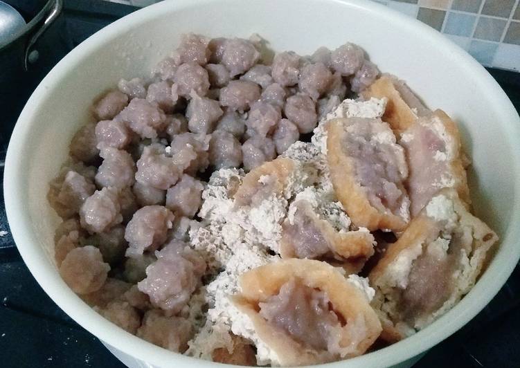 Langkah Mudah untuk Menyiapkan Cilok cilok…. ????, Enak Banget