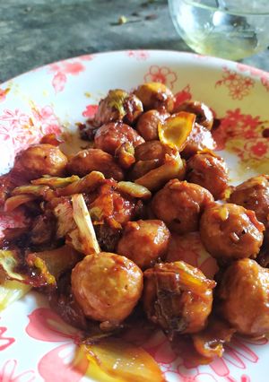 Foto resep Bakso bakar teflon