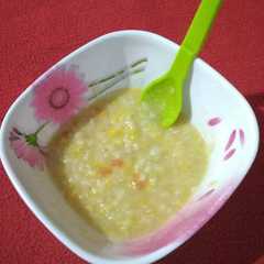 Bubur Tim Sup Creamy 🐓🌽 *Mpasi 10m+ রেসিপির প্রধান ছবি