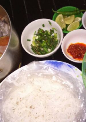 Hình của món Bún cá ngừ.