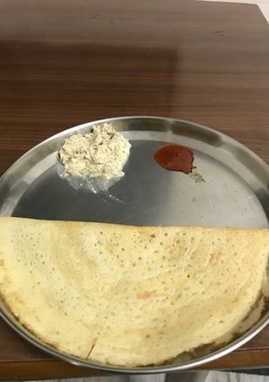 A picture of Farali dosa(bhagar dosa).