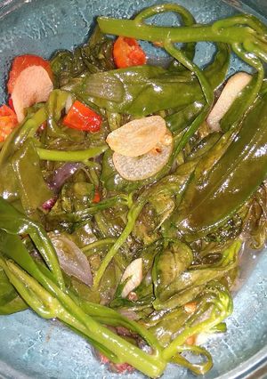 Foto resep Tumis daun gingseng