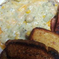 A picture of Happy Creamed Corn and Friends.