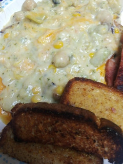 A picture of Happy Creamed Corn and Friends.