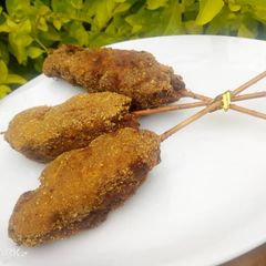 Beef skewers A picture of Beef skewers.