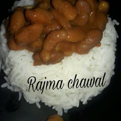 Rajma chawal A picture of Rajma chawal.
