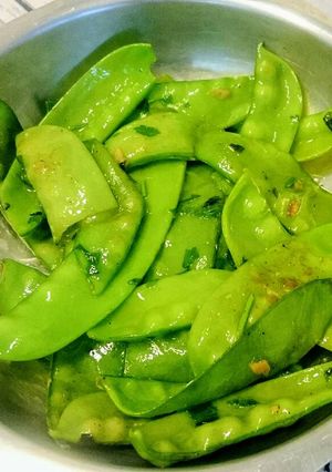 Foto de Ervilhas tortas salteadas