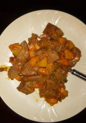A picture of Stewed arrow root.