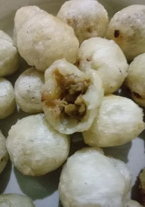 Foto resep Cimol isi ayam super pedas
