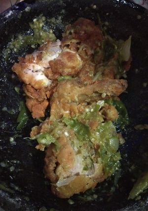 Foto resep Ayam Geprek Sambel Ijo