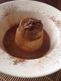 Flan de coco y chocolate