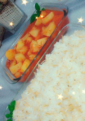 صورة لوصفة يخنية ورز