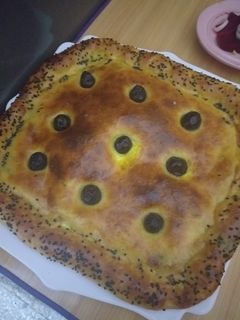 صورة لوصفة خبزة السلق والجبن