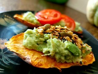 Torrada de batata doce