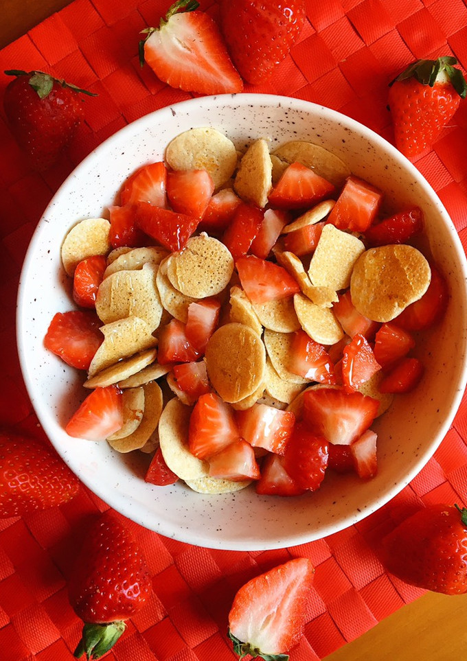 Una foto de Cereal Pancakes