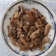 Setas con cebolla y orégano