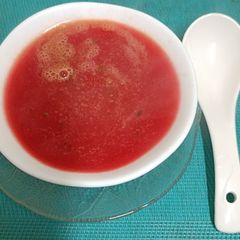 A picture of A Morning Bowl 🥣 Of Iron Rich Beetroot & Veggies Soup (Monsoon Special).