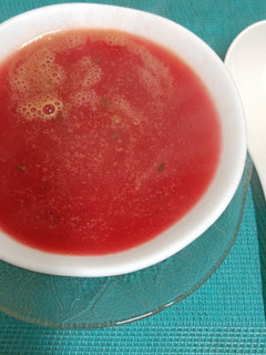 A picture of A Morning Bowl 🥣 Of Iron Rich Beetroot & Veggies Soup (Monsoon Special).