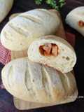 Minced Sausage Chia Seed Soft Sourdough Bread