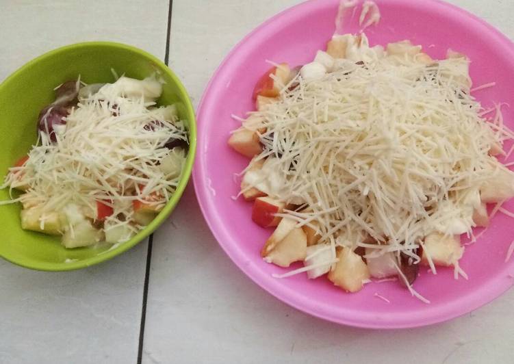 Resep Salad Buah Instant, Bikin Ngiler
