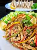 Fajitas de cerdo al limón