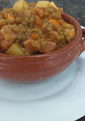 Una foto de Cazuela de lentejas!🤤