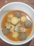 Cilok baso ikan kuah tom yum