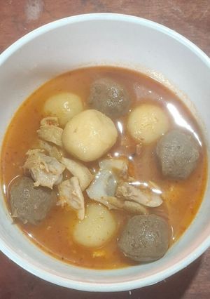 Foto resep Cilok baso ikan kuah tom yum
