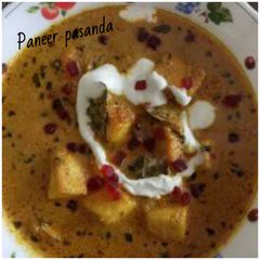 A picture of Paneer pasanda.