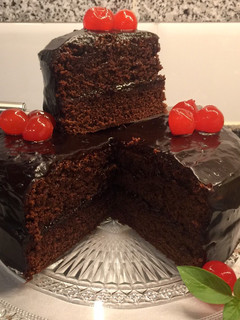 Una foto de Tarta de chocolate, sin gluten, sin lactosa