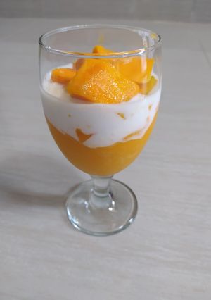 Foto resep Smoothies mangga ala king mango vegan friendly!