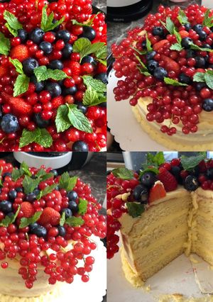 Gyümölcs torta kicsit másképp recept fotója