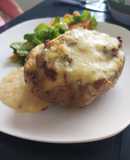 Papas rellenas al horno 🥔🧀🍖