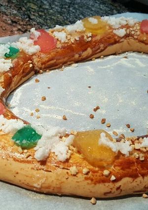 Una foto de Roscón de Reyes (sin masa madre)