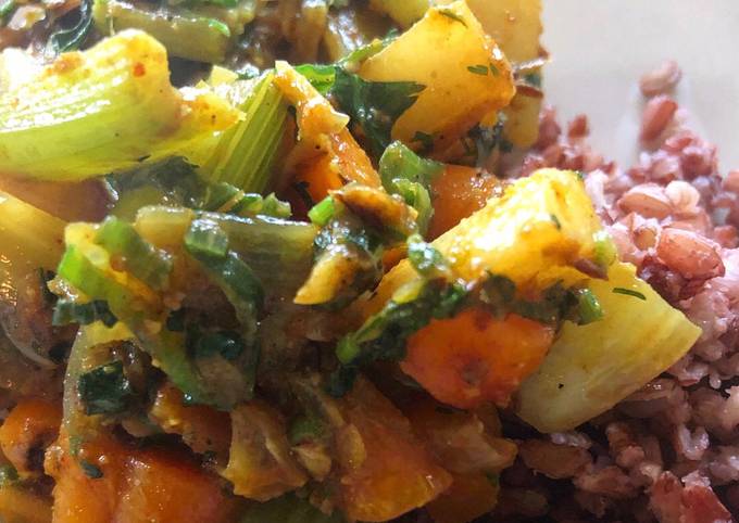 Nepalese-style Vegetable Curry - vegan