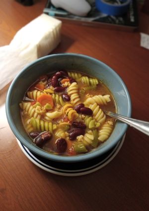 A picture of Vegetable soup 🍲.