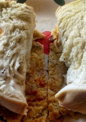 A picture of Football Pitch Peppered Omelette.